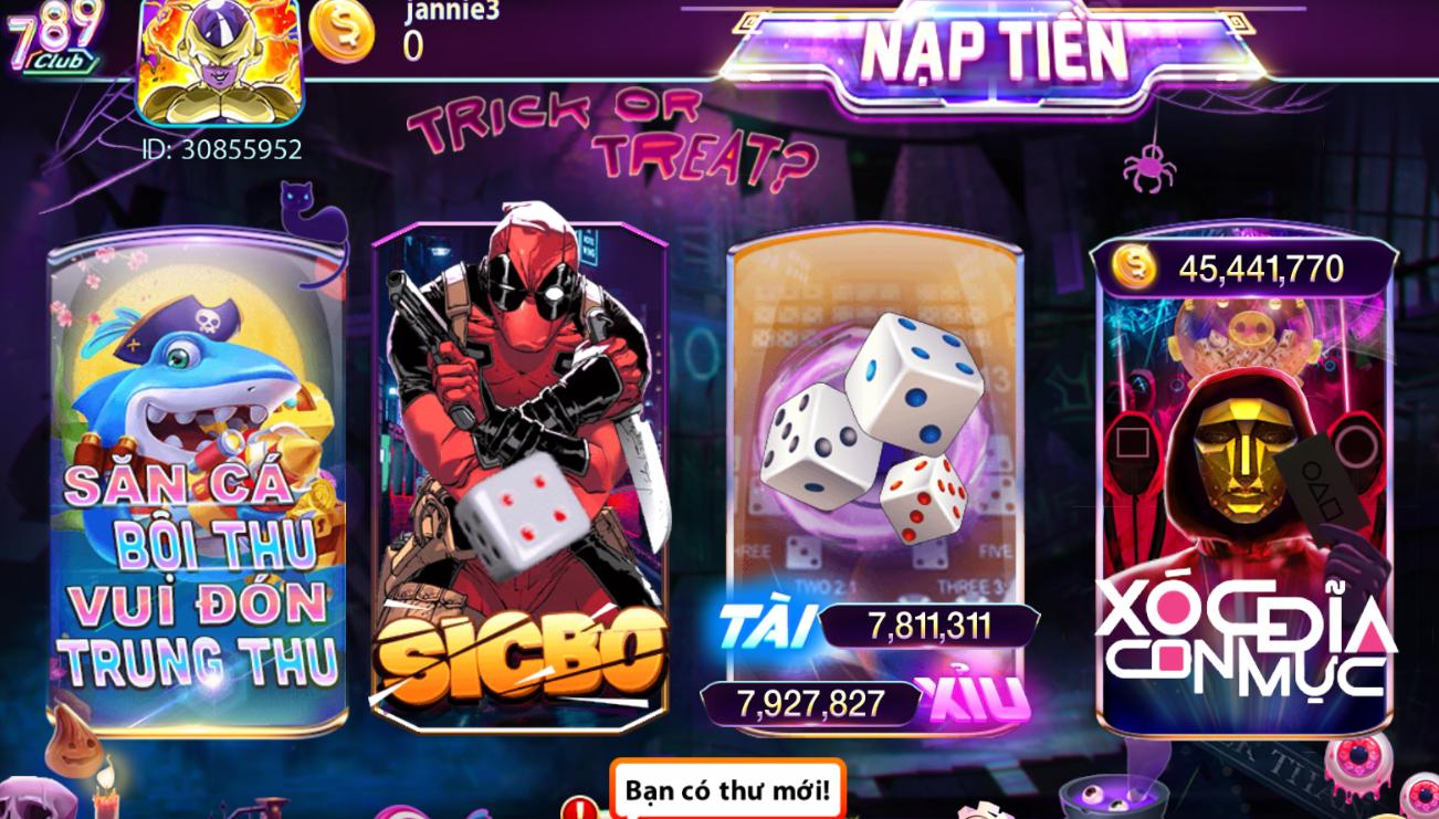 Mini game Tài xỉu tại 789Club apk có những gì hấp dẫn?