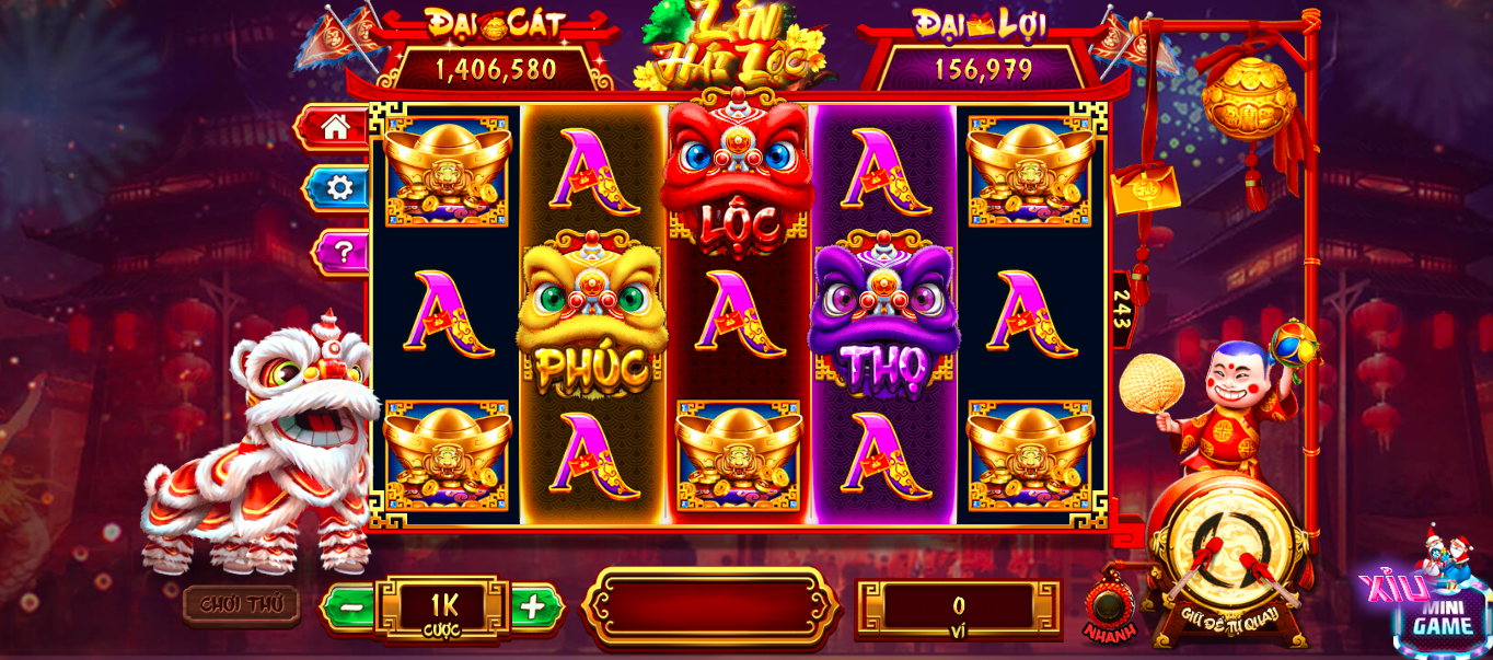 Kỹ năng giành chiến thắng game Lân Hái Lộc 789 club