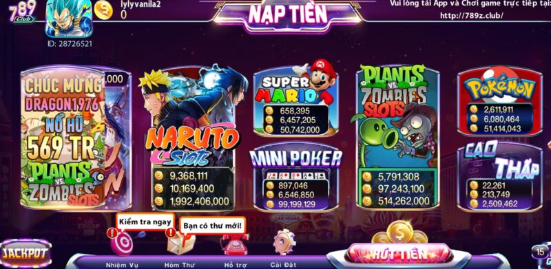 Thử sức với tựa game Super Mario ngay tại 789 Club đình đám