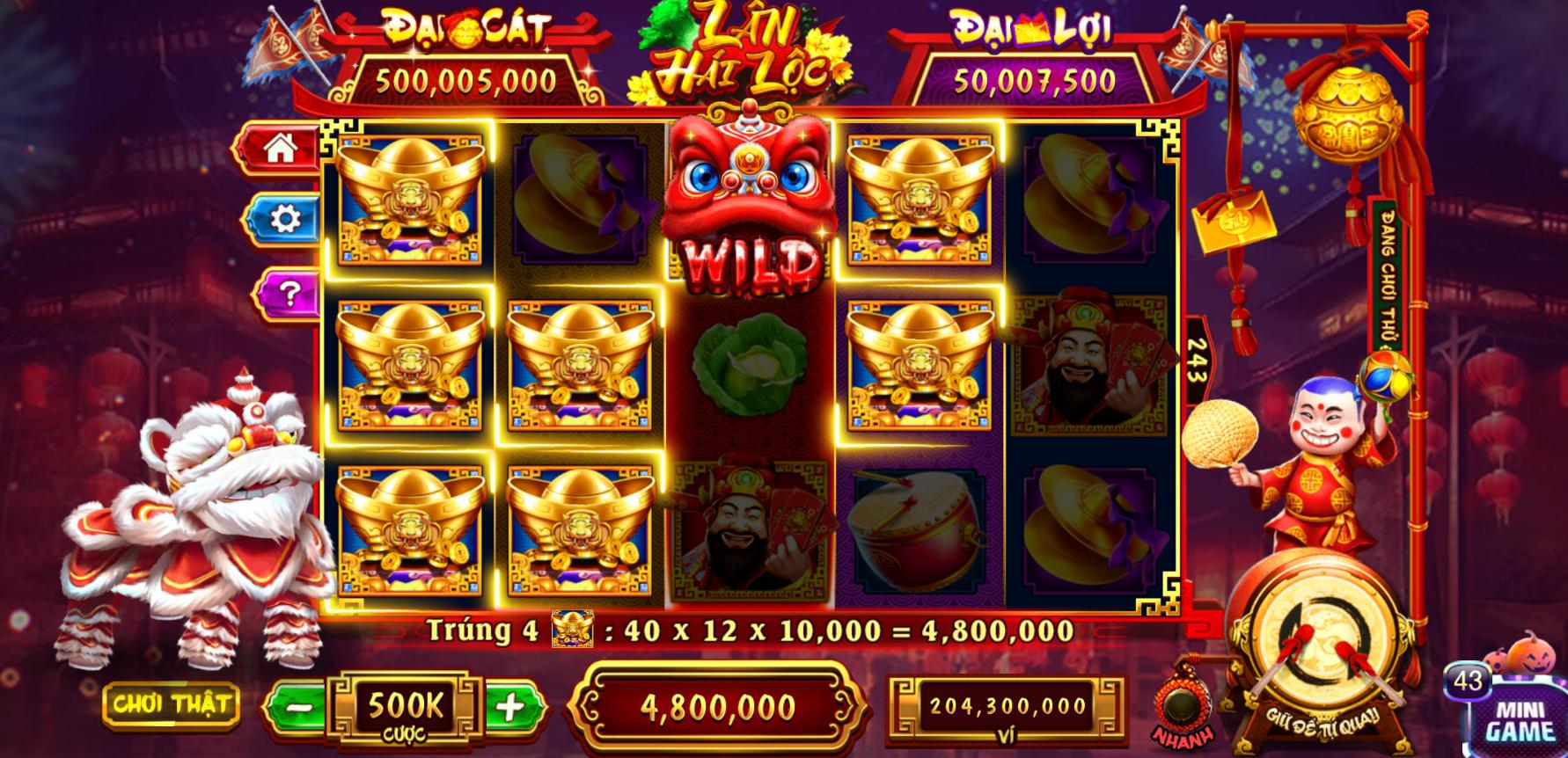 Một vài luật chơi game slot lân hái lộc tại 789 club mà anh em nên biết