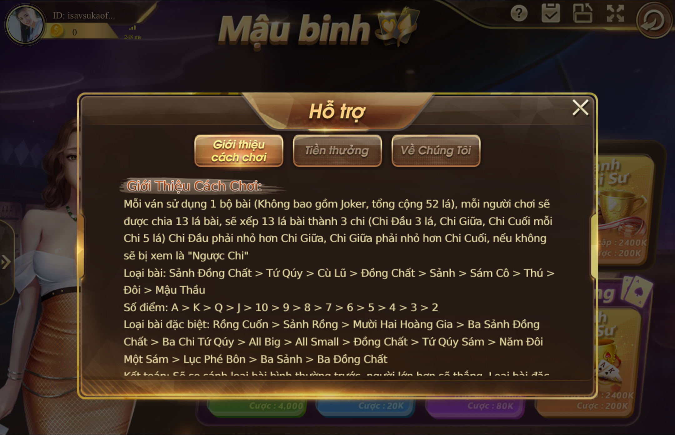 Khám phá ngay luật chơi hấp dẫn đến từ game bài Mậu Binh