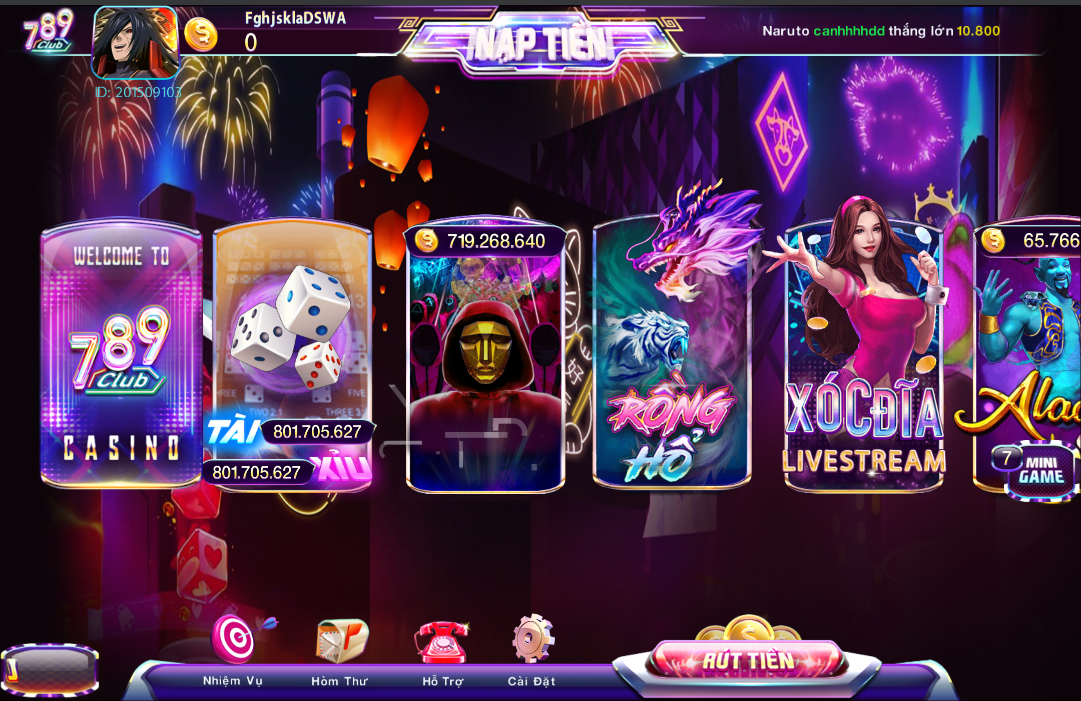 Nét nổi bật đến từ tựa game Rồng Hổ của 789club